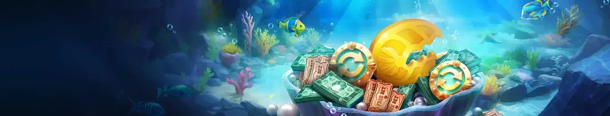 AquaWin casino ocean-themed promo banner
